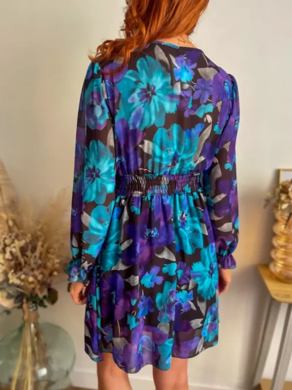 Robes, Jupes*Justine Boutique Louise robe imprimé violet