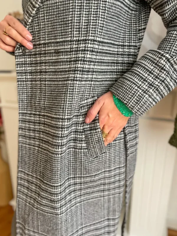 Vestes, Manteaux*Justine Boutique Luck long manteau à motif