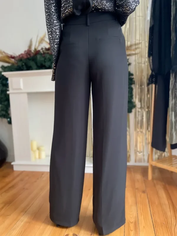 Pantalons, Jeans*Justine Boutique Lys pantalon fluide noir