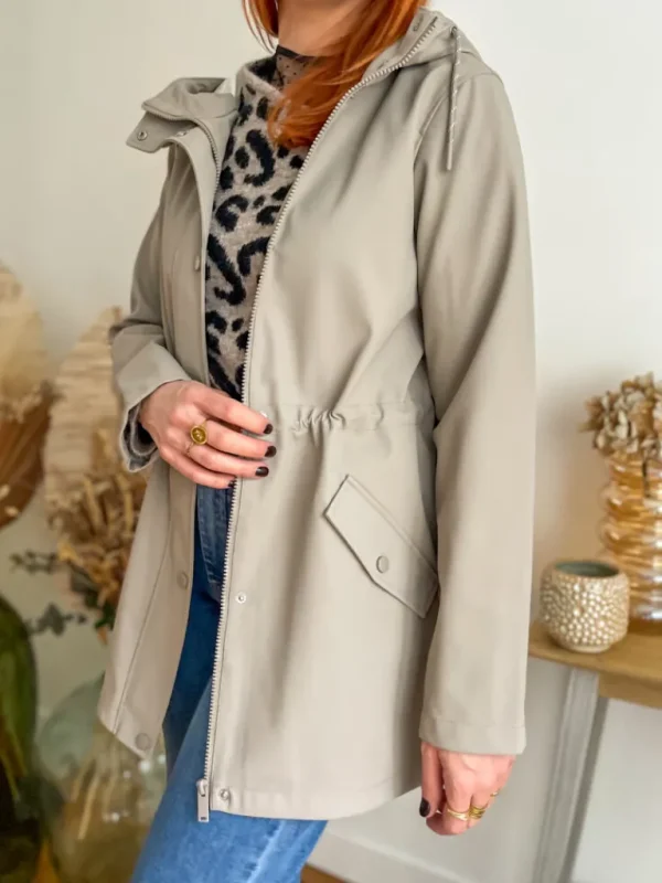 Vestes, Manteaux*Justine Boutique Malou imper taupe