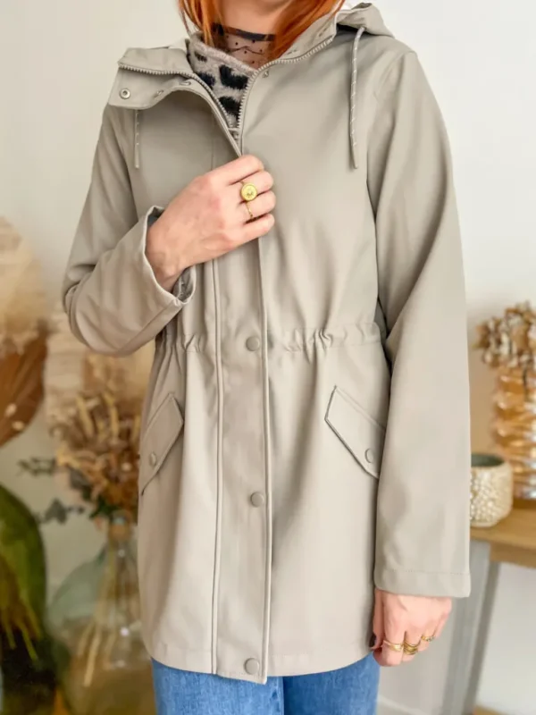 Vestes, Manteaux*Justine Boutique Malou imper taupe