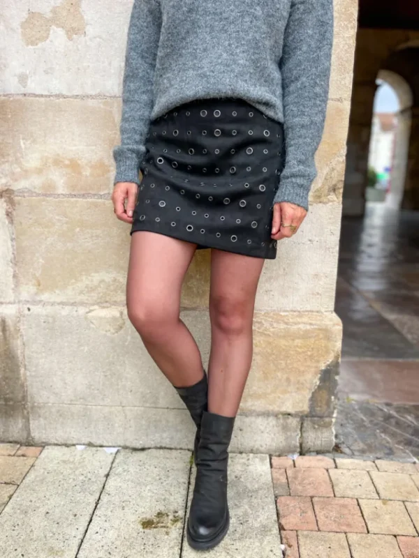 Robes, Jupes*Justine Boutique Malua jupe courte en daim