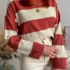 Pulls, Gilets*Justine Boutique Manda pull fin terracotta