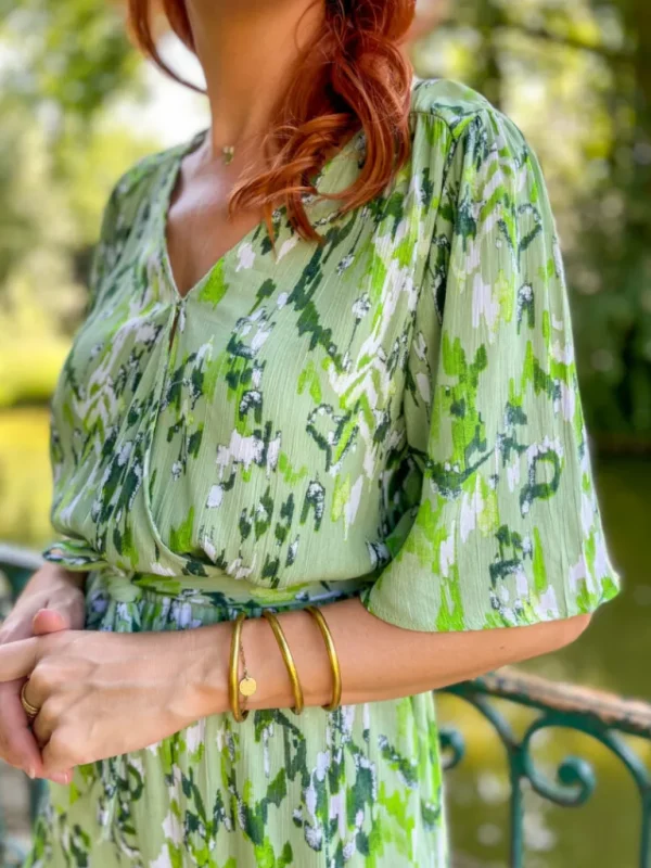 Pantalons, Jeans | Robes, Jupes*Justine Boutique Mara combishort fluide verte