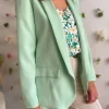 Vestes, Manteaux*Justine Boutique Marcel blazer vert sauge