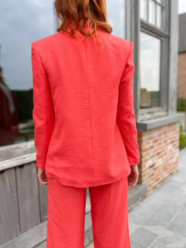 Vestes, Manteaux*Justine Boutique Marco blazer tailleur corail