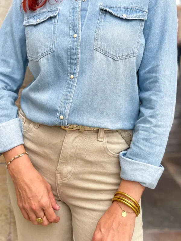 Tops, Blouses*Justine Boutique Maria chemise en jean