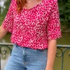 Tops, Blouses*Justine Boutique Marra blouse imprimée