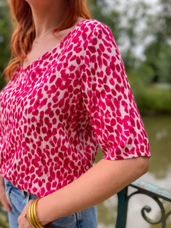 Tops, Blouses*Justine Boutique Marra blouse imprimée