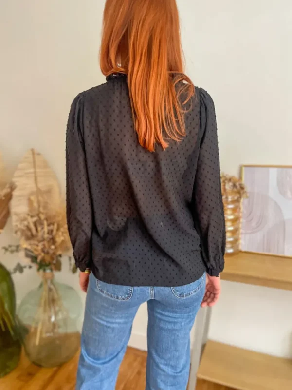 Tops, Blouses*Justine Boutique Mia blouse noire