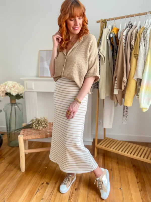 Robes, Jupes*Justine Boutique Nala jupe à rayures