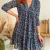 Robes, Jupes*Justine Boutique Olga robe évasée imprimée
