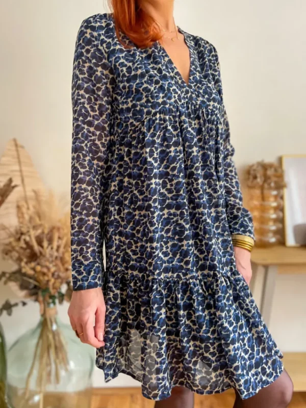 Robes, Jupes*Justine Boutique Olga robe évasée imprimée