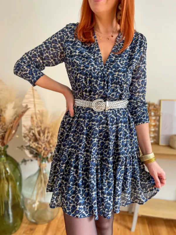 Robes, Jupes*Justine Boutique Olga robe évasée imprimée