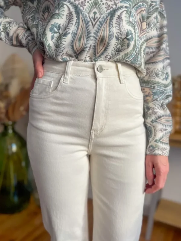 Pantalons, Jeans*Justine Boutique Paul jean flare écru