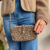 Pochettes, Sacs*Justine Boutique Petit sac daim léopard