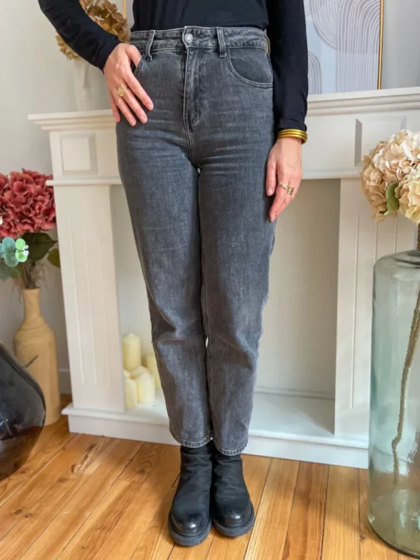 Pantalons, Jeans*Justine Boutique Pierre jean gris droit