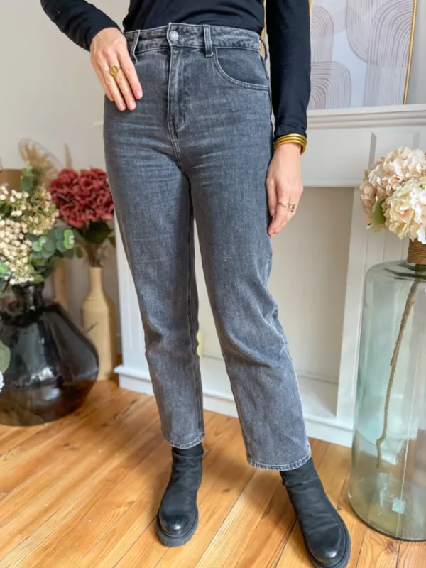 Pantalons, Jeans*Justine Boutique Pierre jean gris droit
