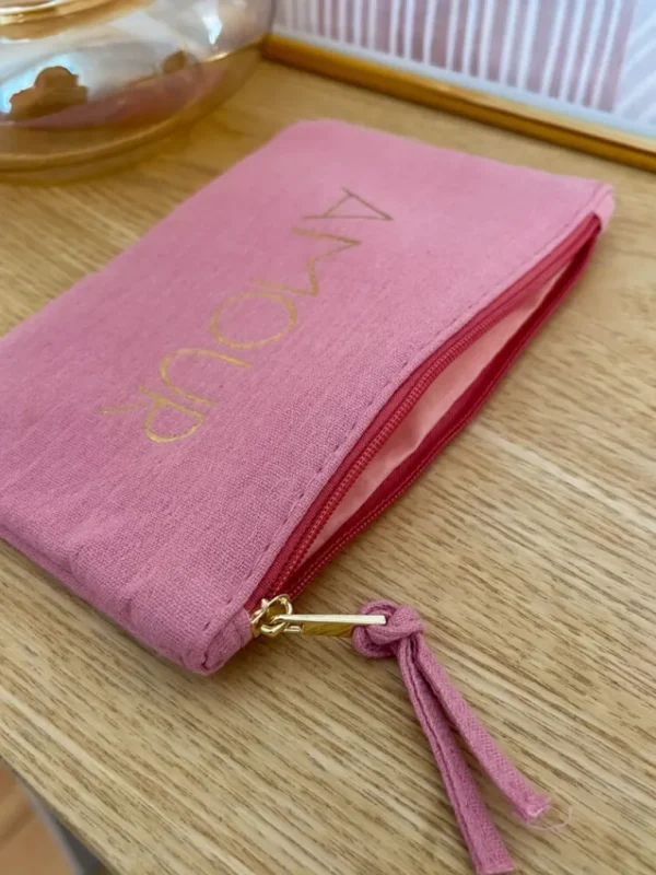 Pochettes, Sacs*Justine Boutique Pochette amour vieux rose