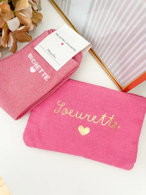 Pochettes, Sacs*Justine Boutique Pochette “sœurette” rose