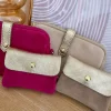 Pochettes, Sacs*Justine Boutique Porte monnaie daim fuchsia