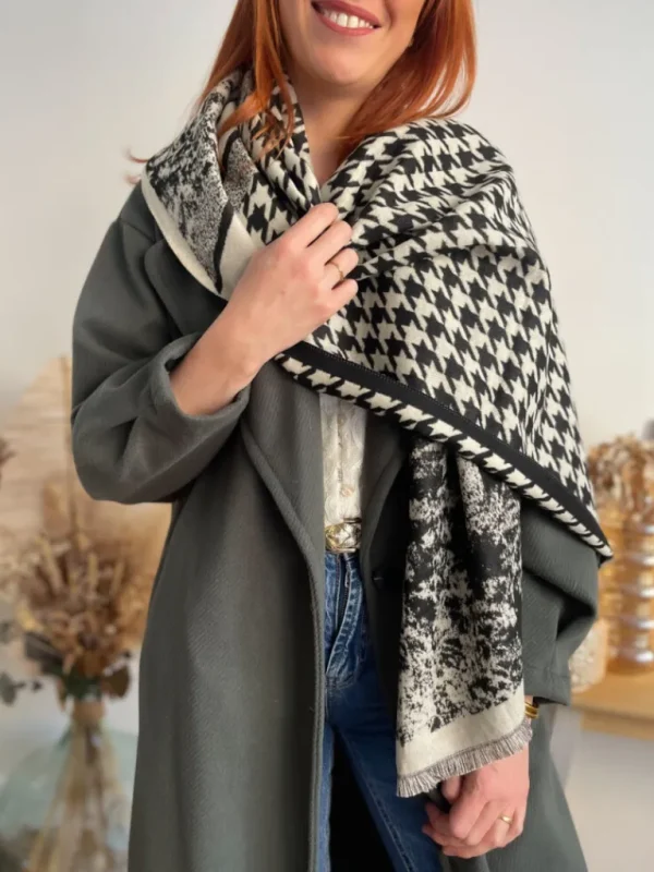 Echarpes, Bandeaux, Mitaines Et Casquettes*Justine Boutique Rita écharpe écru