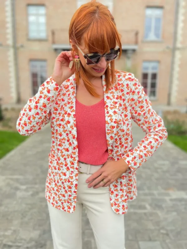 Vestes, Manteaux*Justine Boutique Rosie veste imprimé fleurs