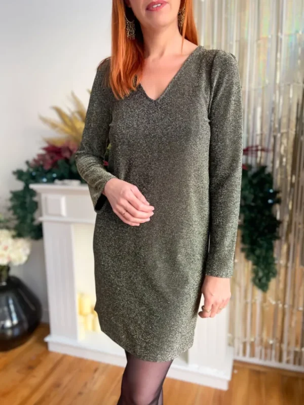 Robes, Jupes*Justine Boutique Roxane robe droite lurex