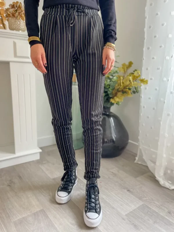 Pantalons, Jeans*Justine Boutique Ruti pantalon jogg à rayures