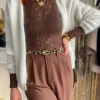 Pulls, Gilets*Justine Boutique Suzy gilet mohair blanc