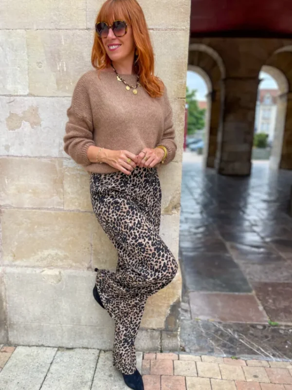 Pulls, Gilets*Justine Boutique Suzy gilet mohair camel