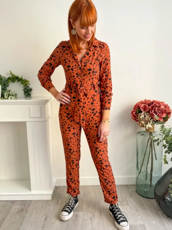 Pantalons, Jeans*Justine Boutique Tais combi pantalon imprimée
