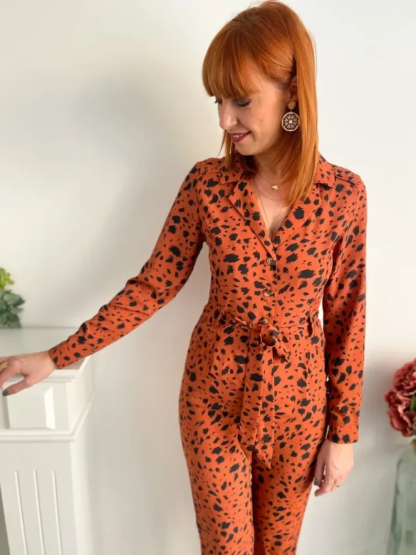 Pantalons, Jeans*Justine Boutique Tais combi pantalon imprimée