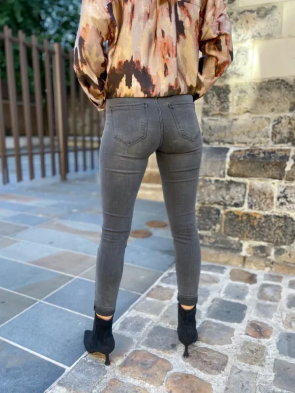 Pantalons, Jeans*Justine Boutique Tanya slim gris