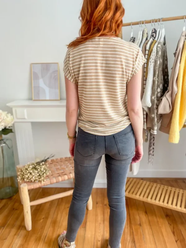 Pantalons, Jeans*Justine Boutique Tanya slim gris