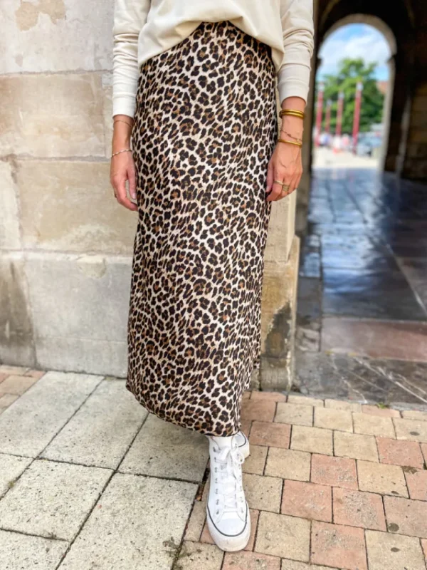 Robes, Jupes*Justine Boutique Théa jupe fluide léopard
