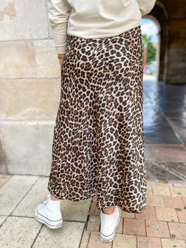 Robes, Jupes*Justine Boutique Théa jupe fluide léopard