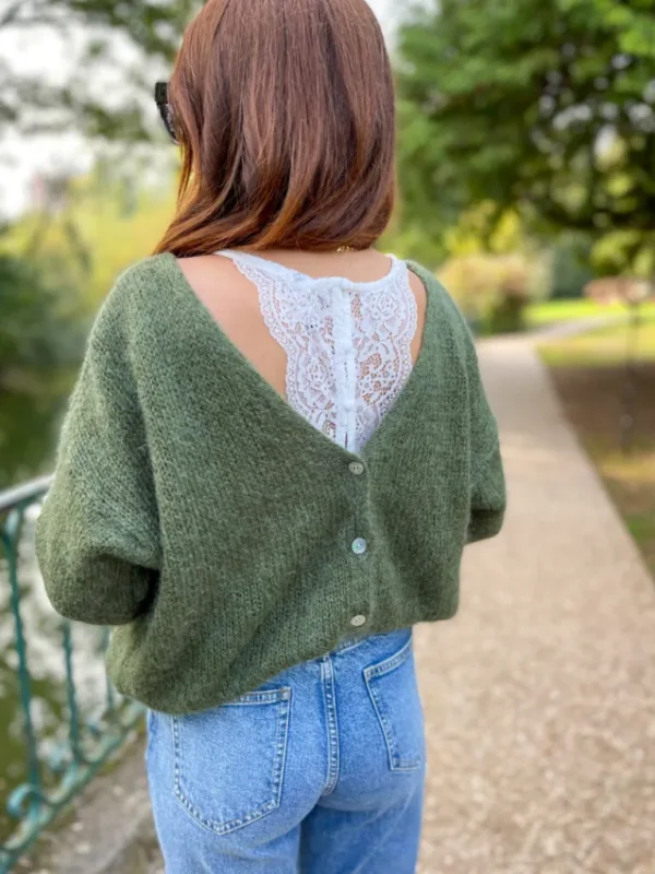 Tops, Blouses*Justine Boutique Top dentelle Ana blanc
