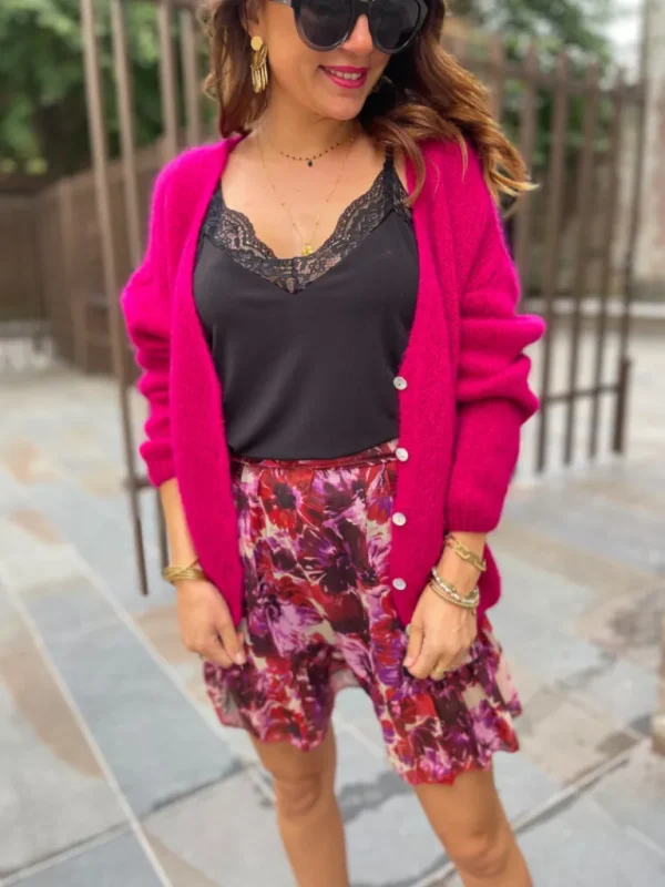 Tops, Blouses*Justine Boutique Top dentelle Ana noir