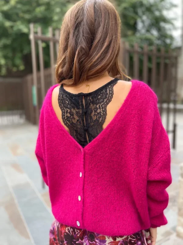 Tops, Blouses*Justine Boutique Top dentelle Ana noir