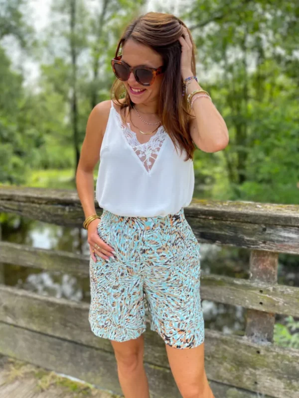 Pantalons, Jeans*Justine Boutique Vera short imprimé