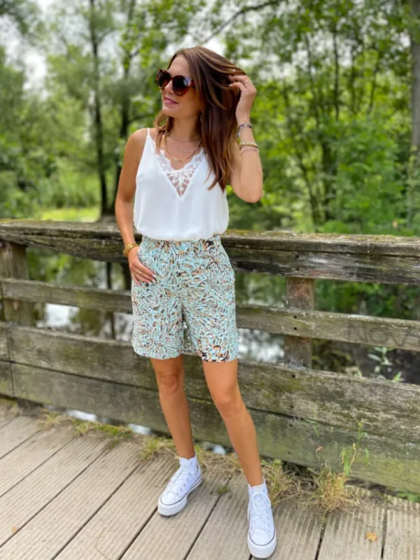 Pantalons, Jeans*Justine Boutique Vera short imprimé